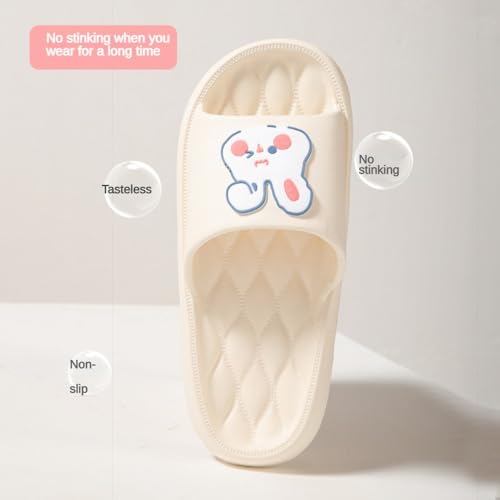 Cute Bunny Slippers For Women Summer Feeling Soft Platform Non-Slip Sandals Antislip Indoor Outdoor Slippers kawaii Gifts for Women Men3
