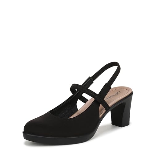 LifeStride Womens Evoke Pump Black 8 M