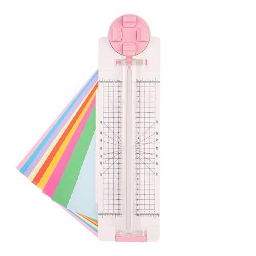 Coupe-papier 4 en 1 avec règle latérale pour découpe de cartes