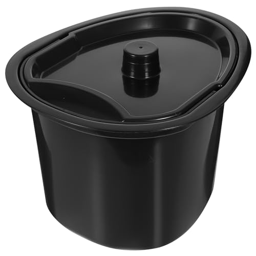 Vaso da notte portatile: la superficie interna è liscia, non si macchia facilmente e questa sputacchiera è facile da pulire, vaso da notte