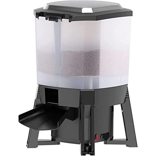 Alimentador automático de peces eléctrico con temporizador inteligente para estanque y acuario