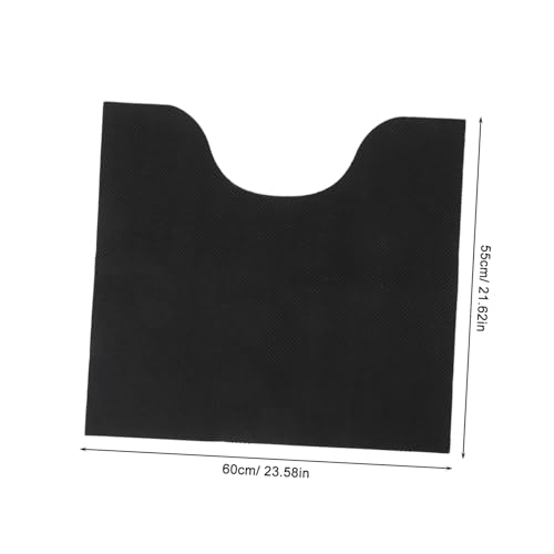 WC-Trainingspads, Toiletten-Einlagen, Blau, Badezimmer-Dekor, Essentials für Töpfchentraining, WC-Deckelbezug, Urinierschutz-Matten, Teppiche, schwarze Gummi-WC-Schüsselmatte, 6 Stück – Bild 3