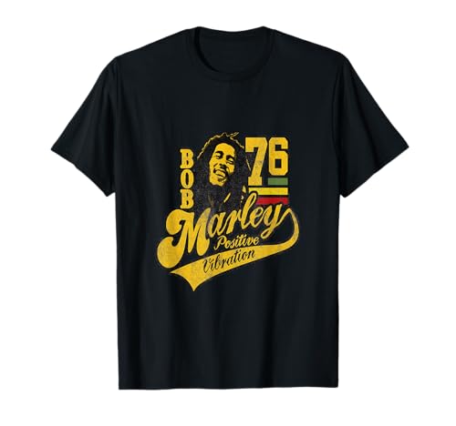Bob Marley Positive Vibrations Football T-Shirt