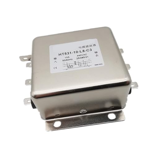 Filtro de adaptación trifásico HT531-10-L8-C3 que reduce el ruido electromagnético en motores 2