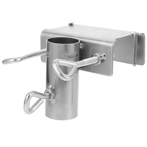 NOLITOY Robuster Sonnenschirmständer aus Eisen mit Bodeneinsatz für Terrasse Garten und Camping Wetterfeste Sonnenschirmhalterung für Strand und Outdoor