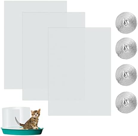 Amazon.com : 3Pcs Cat Litter Box Pee Shields, Multi-Functional PVC ...