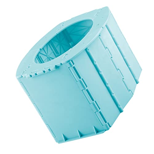Toyvian Baby Foldable Toilet Portable Camping Toilet Boys and Girls Potty Training for Travel Car Use