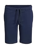 JACK & JONES Jungen Jjibasic sweatshorts Sn Jr Shorts, Navy Blazer, 152 EU