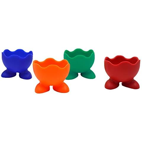 Felice Ann 4 PCS Silicone Egg Cup Holders Cover