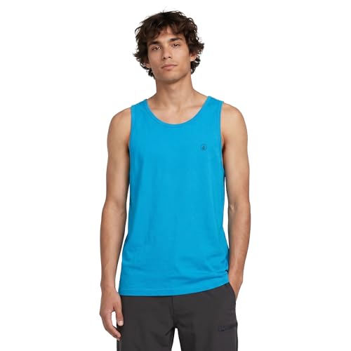 Image of Volcom Men's Solid Tank, Bay Blue Heather