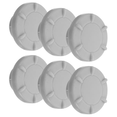 Uonlytech 6stücke Kunststoffkappen für Spielgeräte Befestigungskappen für Rutschen Schraubkappen für Kinderrutschen Abdeckungen für Schrauben Zubehör für Rutschenkappen