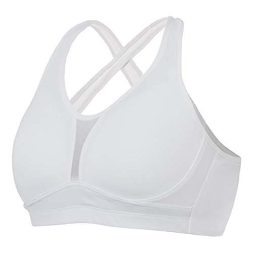 Saucony Women's Curve Crusader Bra (White, 38C)