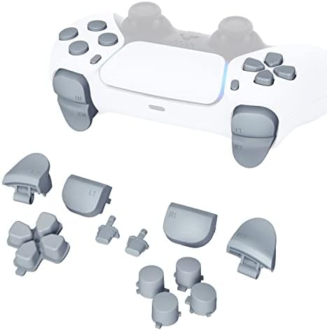 eXtremeRate Wymiana D-pad R1 L1 R2 L2 Wyzwalacze Opcje Udostępniania Przyciski Twarzy dla ps5 controller, Niestandardowe Przyciski Pełnego Zestawu Zestawy Naprawcze - Miętowo Zielony