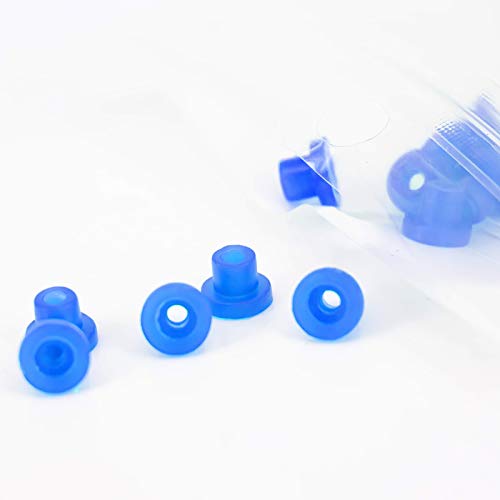 Itatoo® 200Pcs Soft Tattoo Grommets Rubber Tattoo Nipples For Tattoo Needles N201087 (Blue) #TOP3