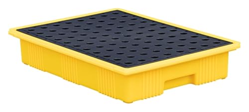 Plateforme de rétention modulaire pour palettes d'entrepôt avec bac amovible étanche