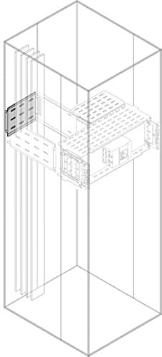 Éviter les arcs : ségrégation droit fond barres ABB-Entrelec 350 x 600 mm sécurisée