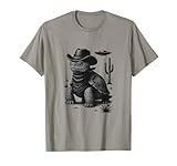 Funny 90s Western Cowboy Tortoise UFO Tee