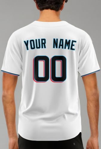 Camisetas personalizadas de béisbol para hombre, mujer y juventud con nombre y número impresos miniatura 7