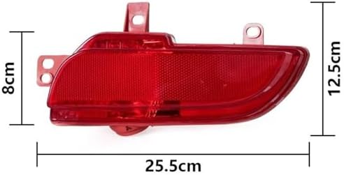 Car taillight cover For Peugeot 206 207 2009-2014 6351HA 6350HA Rear Bumper Light For Reverse Tail Fog Lamp Reflector Without Bulb Car rear lamps