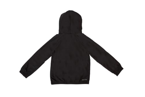 Nike Sportswear Light Weight Hooded Windrunner Full-Zip Jacket- Black - Kids Size 42