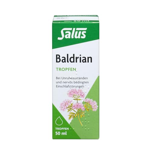 Salus - Baldrian Tropfen - bei Unruhezuständen und nervös bedingten Einschlafstörungen - 1x 50 ml Flasche