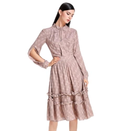 Robe-blouse mi-longue évasée idéale pour vos journées de bureau et terrasses