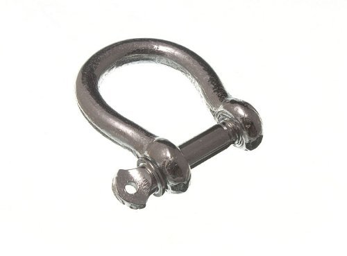 Bow manille 12mm 1/2 pouce acier BZP avec attache de câble métallique