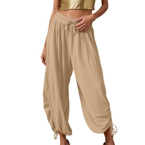 Pantalon de jogging léger contre la chaleur en tissu doux femme