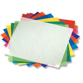 CREATIV DISCOUNT Faltblätter Transparentpapier, 15x15 cm, 500 Stück