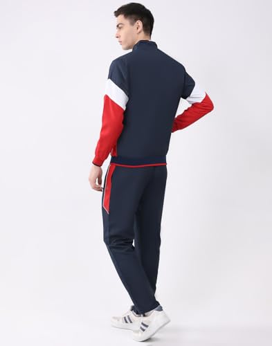 Image of Monte Carlo Men's Regular Fit Round Neck Full Sleeve Solid Tracksuit | Warm Soft Material | Stylish Comfort Fit | Perfect Sports and Casual Winter Wear for Men (Pack Of 1)