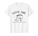 Give Me Your Social Security Number Vintage 90s Capybara T-Shirt