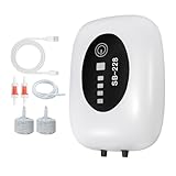 Technologie à cellule haute densité : Cette pompe à air pour aquarium intègre une conception à cellule haute densité garantissant une faible consommation d'énergie tout en délivrant un débit d'air constant. Cette performance prolonge la durée de fonctionnement et offre une longue autonomie de batterie, idéale pour maintenir le niveau d'oxygène en cas de panne de courant ou pour une utilisation en extérieur.