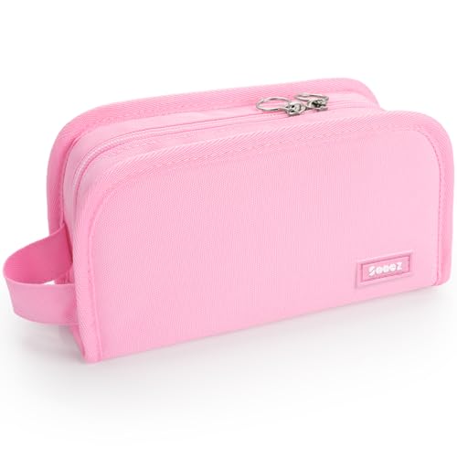 Sooez Wide Opening Pencil Case, Large Capacity Zipper Pencil...