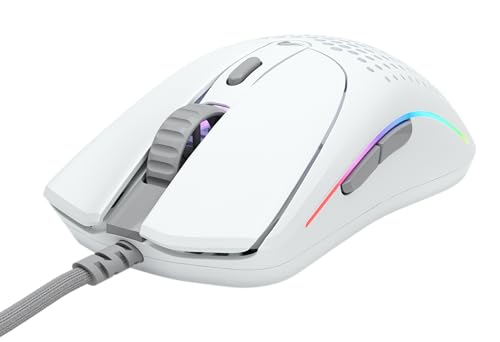 Glorious Gaming Model O 2 Mouse da gaming wired - Ultraleg. 59 g, FPS, 26.000 DPI, Motion Sync, switch da 80 milioni di clic, 6 tasti programmabili, ambidestro, RGB, piedini in PTFE - Bianco - Immagine 2