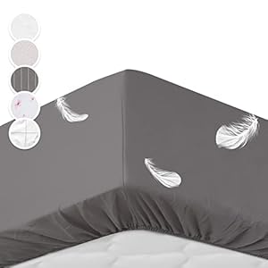 Sleepwise Soft Wonder Spannbettlaken, Oeko-TEX® Mikrofaser Bettlaken, Topper Spannbettlaken, King Size Leintuch, Bed Sheets Atmungsaktiv, Antistatisch & Hypoallergen, Bettlaken 140 – 160×200 cm