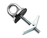 Progrip 810320 Trailer Transport and Truck Bed Tie Down Anchor Point: Chrome with Toggle Bolt, Bedliner (Pack of 2)