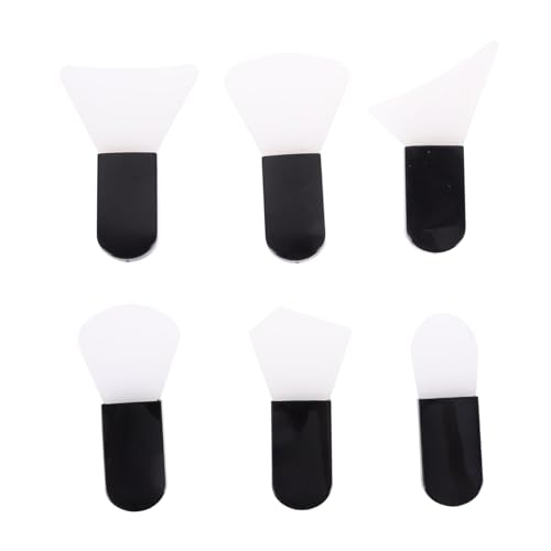 PATKAW 6 Piezas De Silicona Cepillo De Máscara Exfoliante Facial Paleta De Herramientas Aplicador De Pasta De Glúteos Máscaras De Sombra De Ojos Tinte De Labios Máscara De Cuidado