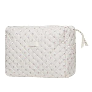 YSONG Makeup Cosmetic Bag ,Cotton Large Travel Organizer Toiletry Bag for Women for Toiletries Accessories Brushes