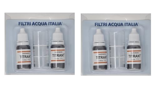 Il KIT analisi durezza acqua viene fornito completo con Due Provette.Ogni flacone contiene 10 ml di Titrant. La Fattura va richiesta al momento dell’acquisto. Per la Fattura ci occorre Ragione sociale completa di partita iva e codice fiscale se trattasi di ditta individuale o persona fisica. Inoltre per poter emettere la fattura dal 1° Gennaio 2019 per le aziende ci occorre vostro codice SDI.