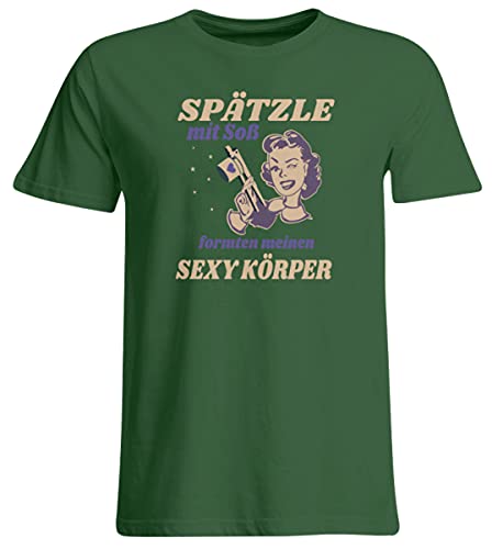 Cadeaux de Souabe originaux avec ce t-shirt Spätzle XXXXXL vert