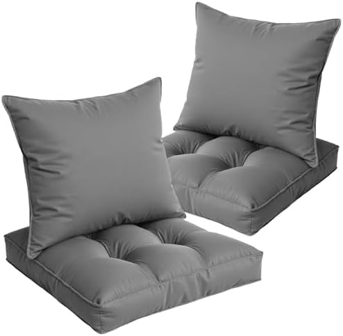 widesmile Replacement Cushions for Outdoor Furniture (Gray)