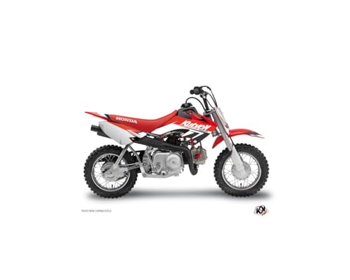 Kit déco Honda 50 CRF Kutvek Stage rouge pour personnaliser le carénage d'une mini moto cross