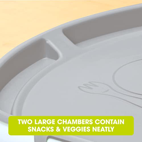 Image of Ginsey Tidy Table Activity and Meal Tray, Grey - Portable Meal Tray, Activity Tray, Kids Activity Tray