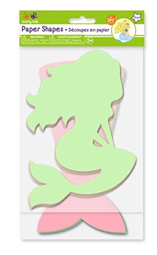 Papier coloré sirène pour décorer une table d'anniversaire magique et animer un atelier DIY