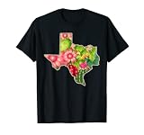 Texas Silhouette Cactus Femme T-Shirt
