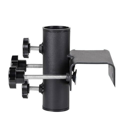 Support parasol de balcon réglable en métal à serrage renforcé
