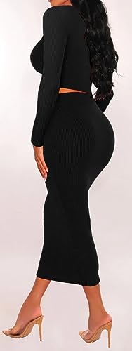 Xuan2Xuan3 Women's Dresses Fall Long Sleeve Snake Printed Zipper Neck Knit Bodycon Evening Party Long Dress3