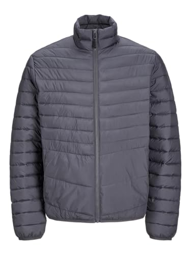JACK & JONES Chaqueta acolchada para hombre Jjestate Packable Puffer Collar Noos, asfalto, L