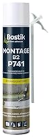 BOSTIK P741 Montage B2 – Einkomponentiger Polyurethanschaum, Zum Montieren, Kleben, Dämmen, Füllen, Gute Hafteigenschaften, Sofort einsetzbar, 500ml