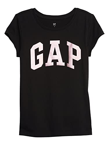 Image of Gap Girls Short Sleeve Logo Tee T-Shirt